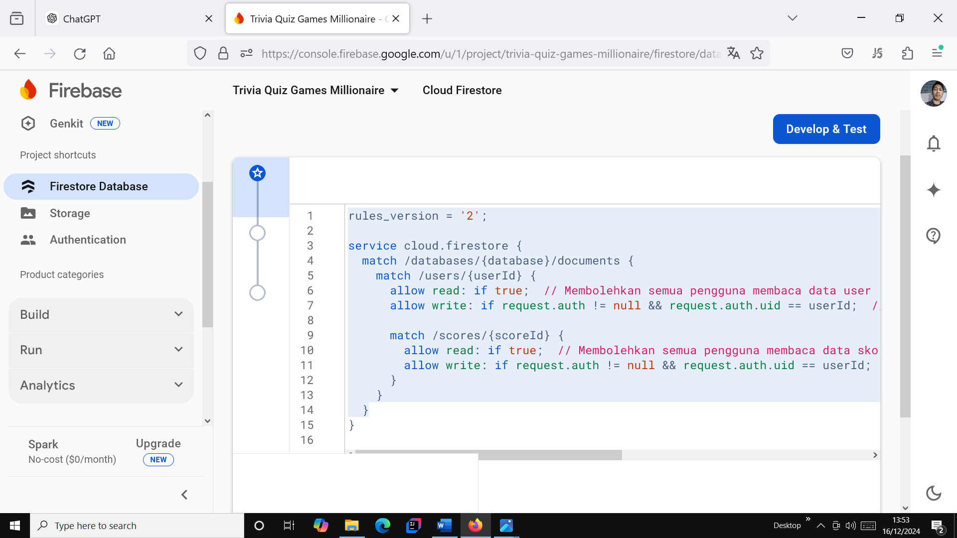 Firebase Auth Setup